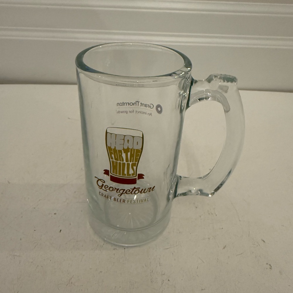 Georgetown craft beer clear Beer Mug stein